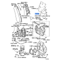 TOYOTA 90301-40008 Genuine Ring, O (For Timing Gear Case, Lower)