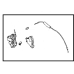 Nissan Front Door Lock & Remote Control Assembly Right Hand 80500-1LA0A