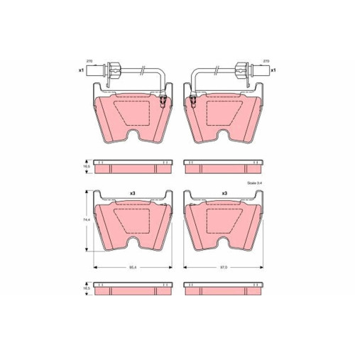 Brakepad Set/Vw-Audi Rs6 2003