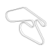 GENERAL MOTORS 12608660 V-Ribbed Serpentine Belt