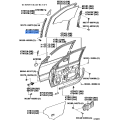 Front Door Frame Sub-Assembly - Toyota (LH)