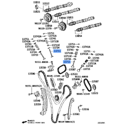 Toyota Genuine Intake Valve 13711-31071