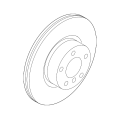 BMW X3 X4 F25 F26 Front Brake Disc Rotor 328x28 mm 34106879122