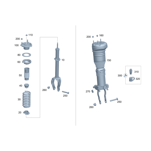 Air Suspension Strut