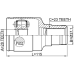 inner cv joint right 28x37.1x23