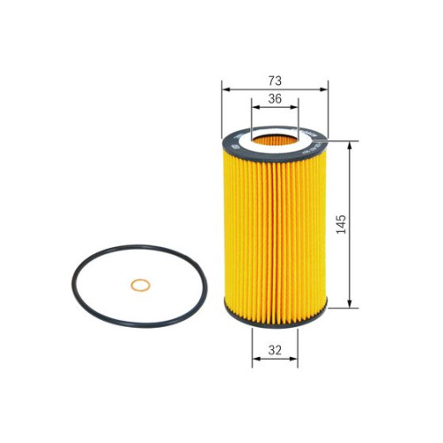 BOSCH F026407007 Oil Filter Element
