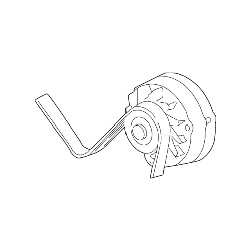 BMW 750iL Optibelt Serpentine Belt 7PK1040 11287512972