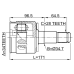 inner cv joint left 34x34.7x28