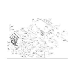 Quarter-Turn Rotary Clip - Mercedes-Benz S 400 S 450 S 500 S 560 (A0039918870)