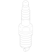 GM Original Equipment Iridium Spark Plug 41-122 (12681655)