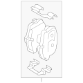 BMW 34208842964 Genuine Brake Pads