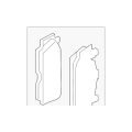 Brembo P06079N Premium Ceramic Front Disc Brake Pad Set BMW OE# 34112284869