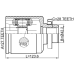 inner cv joint right 27x42.2x28