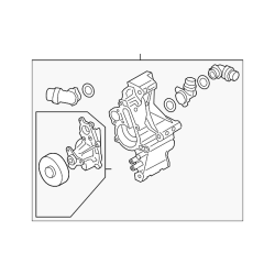 Coolant Pump With Support