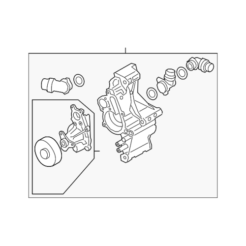 Coolant Pump With Support