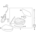 Nissan Mirror Cover 96373-4CA0A