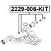 Repair kit, camber adjusting eccentric bolt
