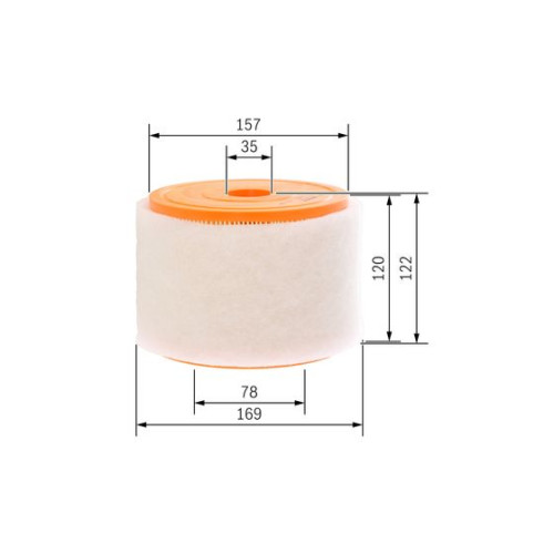 Bosch Engine Air Filter - Audi A7 Sportback A6 C7 Saloon Avant