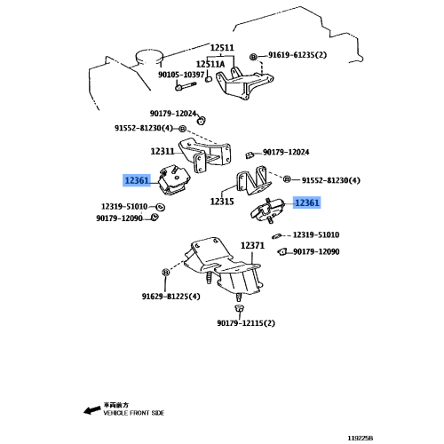 Engine Mounting Insul