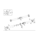 MERCEDES-BENZ 2114100781 Center Support Bearing Driveshaft