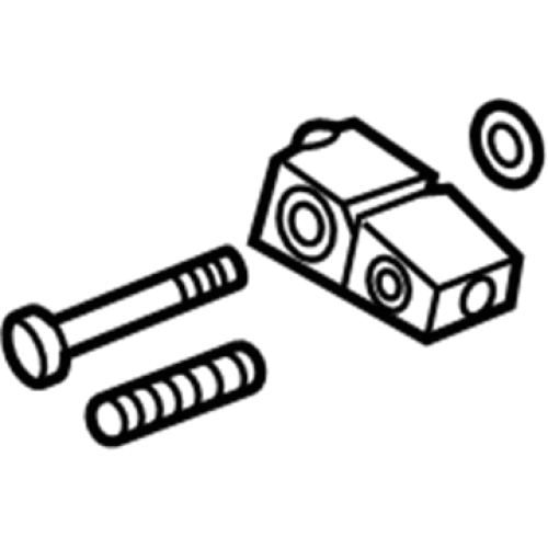 GENERAL MOTORS 84104355 Air Conditioning Thermal Expansion Valve Kit with Evaporator Seals, Valve Stud and Bolts