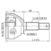 outer cv joint 36x56x29
