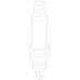 AC Delco Iridium Spark Plug 12681660