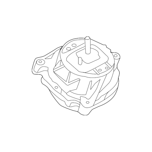 BMW 22116768852 Genuine Engine Mount - Right