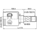inner cv joint left 22x35x26