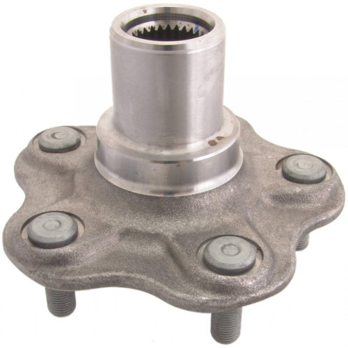 Rear wheel hub without bearing