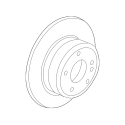 Brake Disc Rear Bmw X5 E70,X6 E71/8Cyl