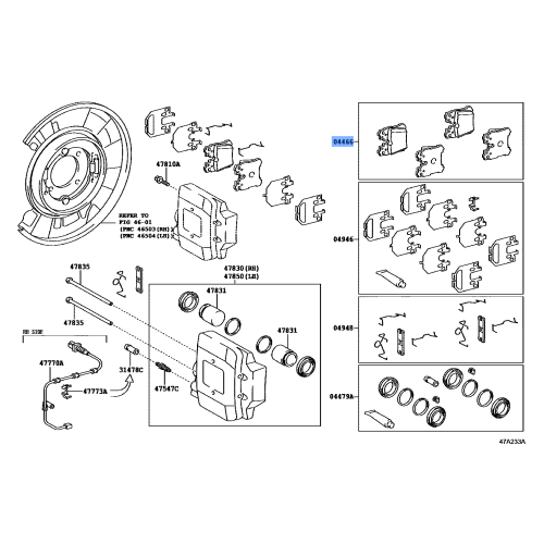 BRAKE PAD-LEX
