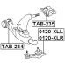 Suspension Ball Joint Front Right Lower - Febest 0120-XLR