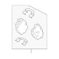 BMW 34218847061 Rear Brake Pad Set Brake