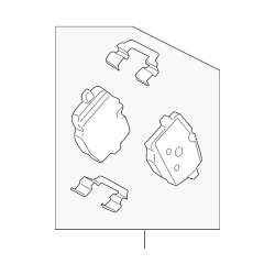 BMW 34218847061 Rear Brake Pad Set Brake