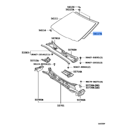 TOYOTA 5611774010 Dam, Window Glass Adhesive