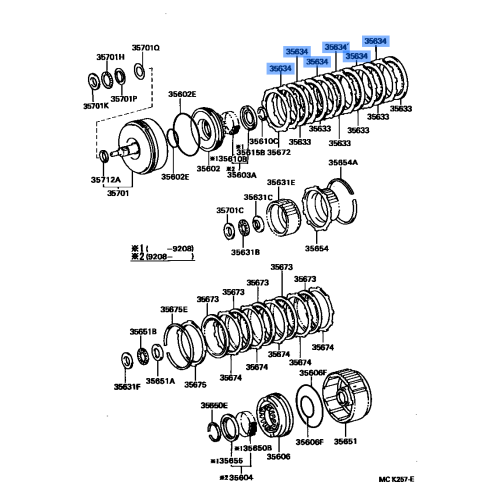 Clutch Plate Disc Atm