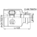 inner cv joint right 24x43x28