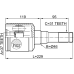 inner cv joint left 37x46x31