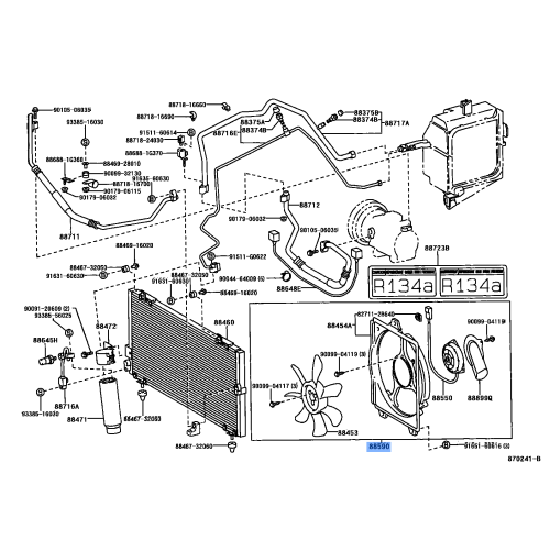 Condenssor Fan Assy