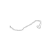 GM General Motors Fuel Injection Throttle Body Heater Hose Inlet Pipe 25192905
