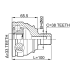 outer cv joint 33x60x38