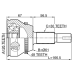 outer cv joint 26x61x30