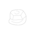 Genuine Nissan Sentra Engine Cross Member Cushion 11248-4M400