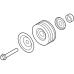 NISSAN 11925-EZ30B Genuine Idler Pulley Assembly