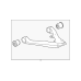 GENERAL MOTORS 85662942 Front Driver Side Lower Control Arm