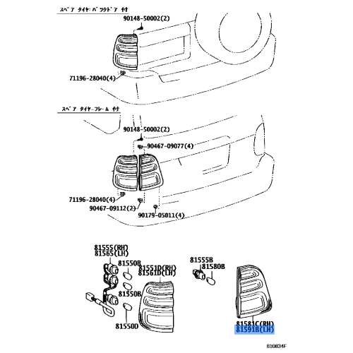 Stop Lamp Lens Inner