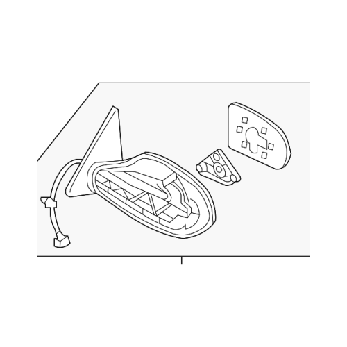 Mirror Assy-Outside,