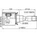 inner cv joint right 24x44x27