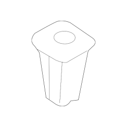 BMW Rear Center High Mount Stop Light Nut 63121374075